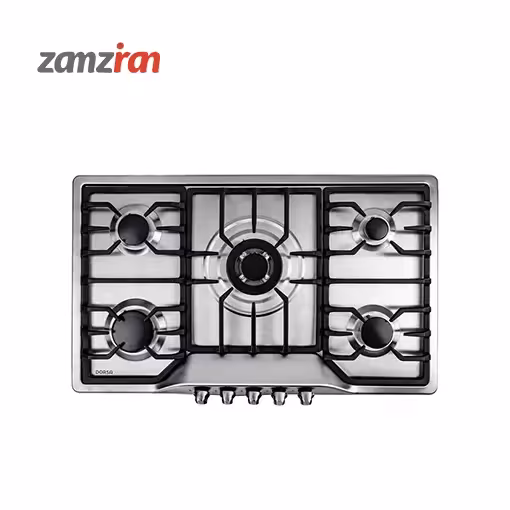 اجاق گاز استیل رومیزی 5 شعله درسا مدل آنیل DG2200-5M