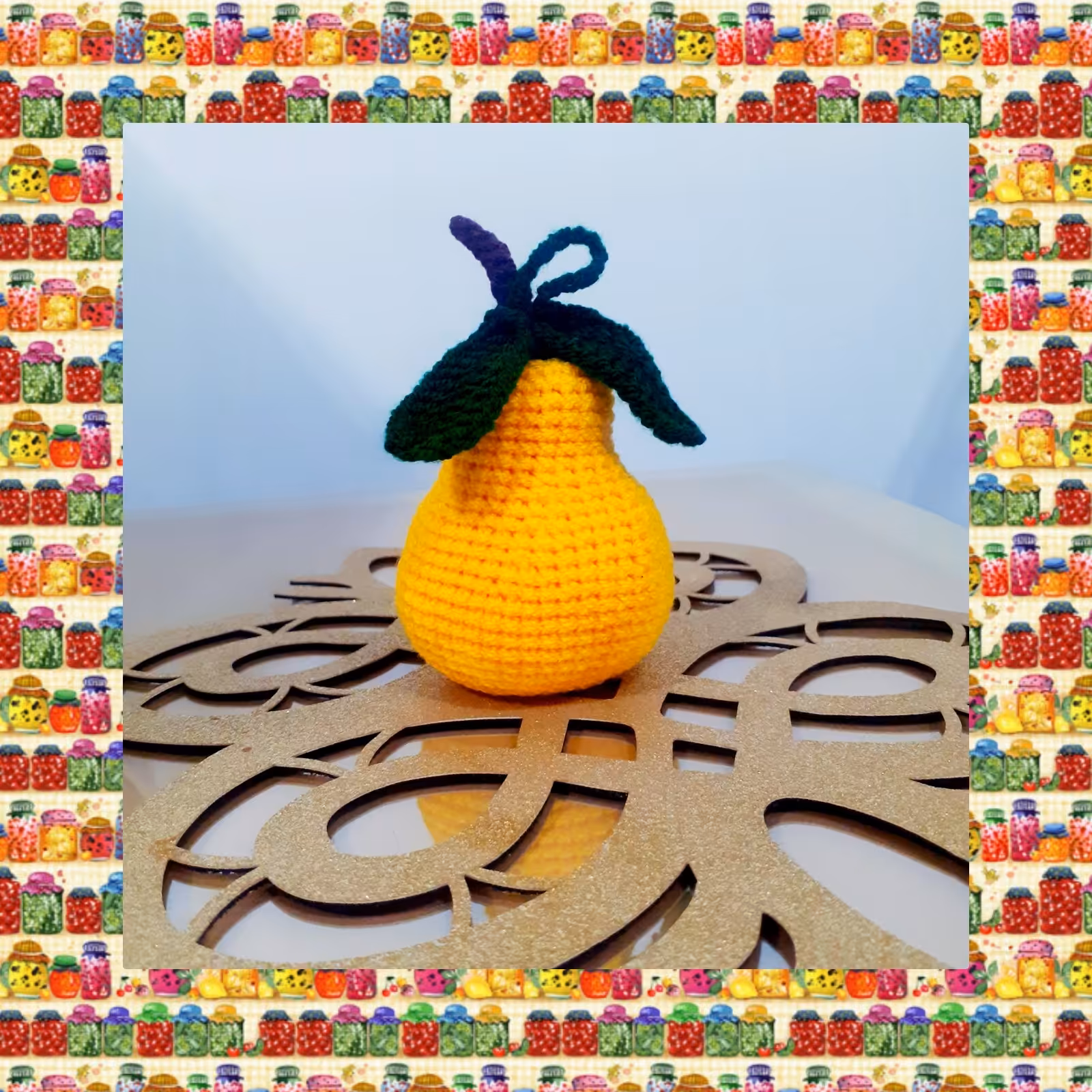 گلابی دستبافت 