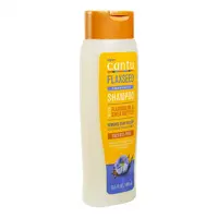 شامپو پاک کننده عمیق موهای فر و مجعد روغن کتان کانتو Cantu Flaxseed حجم 400 میلی لیتر