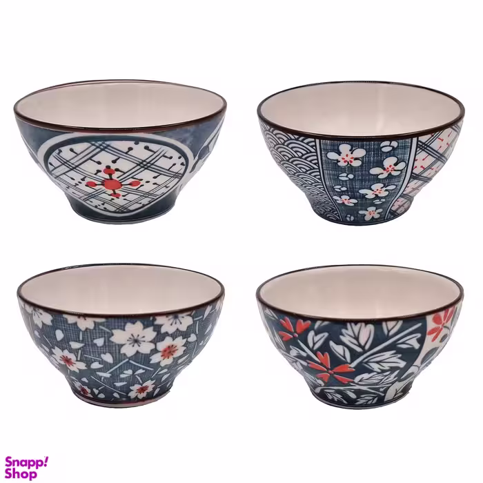 کاسه مدل ژاپنی استایل بسته 4 عددی