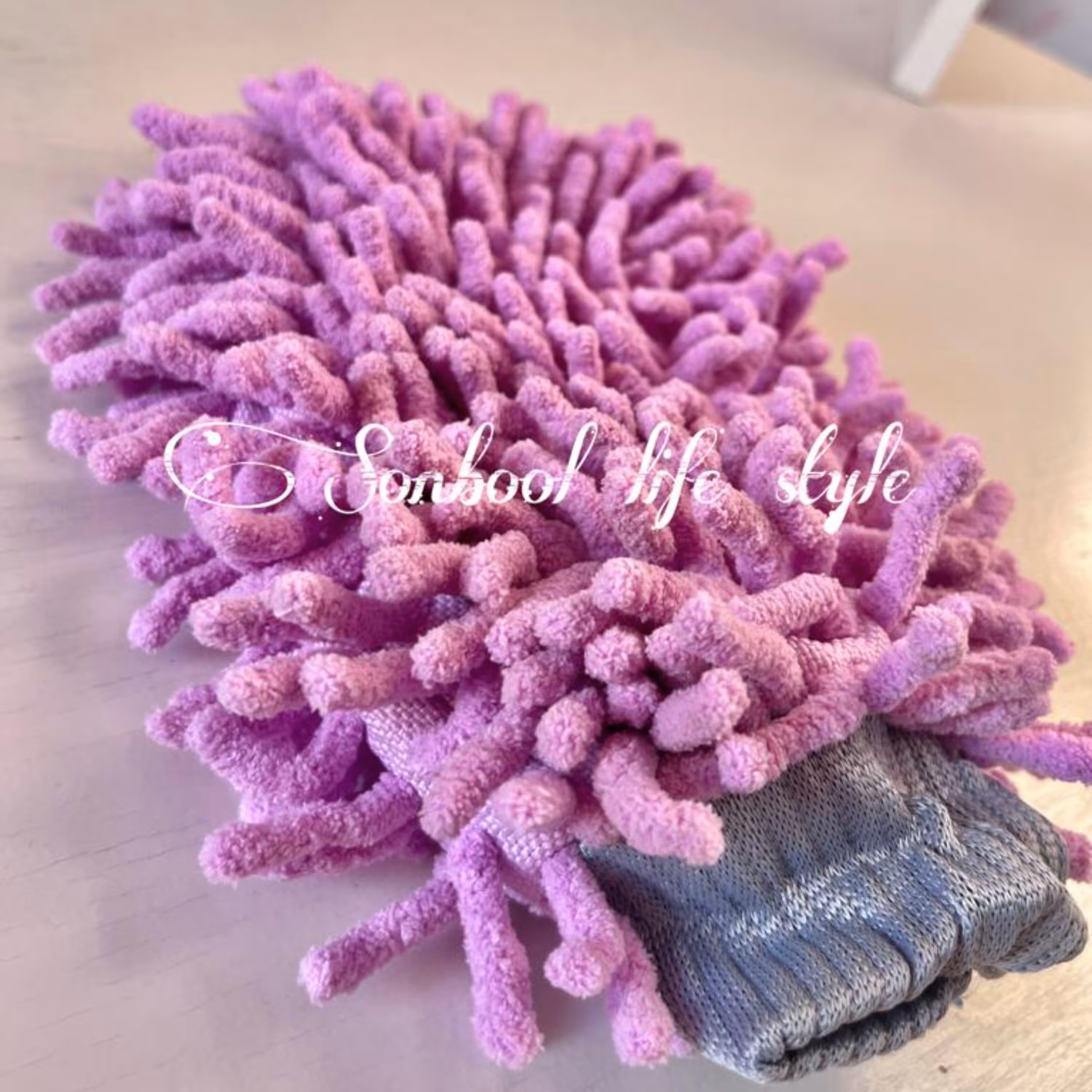 دستمال ماکارانی-رنگ بنفش-کیفیت درجه یک-سایزL