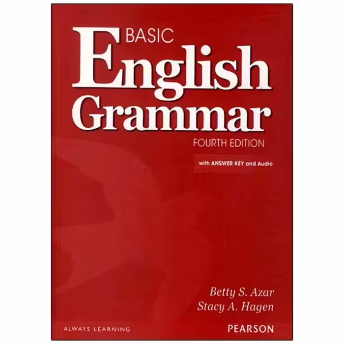 کتاب زبان بتی آذر قرمز ویرایش چهارم  Basic English Grammar Fourth Edition