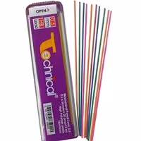 نوک اتود رنگی تکنیکال سایز0.7 میلی‌ متری بسته 30 عددی

