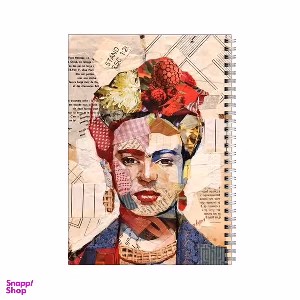 دفتر مشق 100 برگ بامبیلیپ طرح کلاژ فریدا کد 3899807