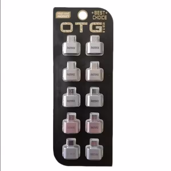 تبدیل otg میکرو ریمکس بسته 10 عددی
