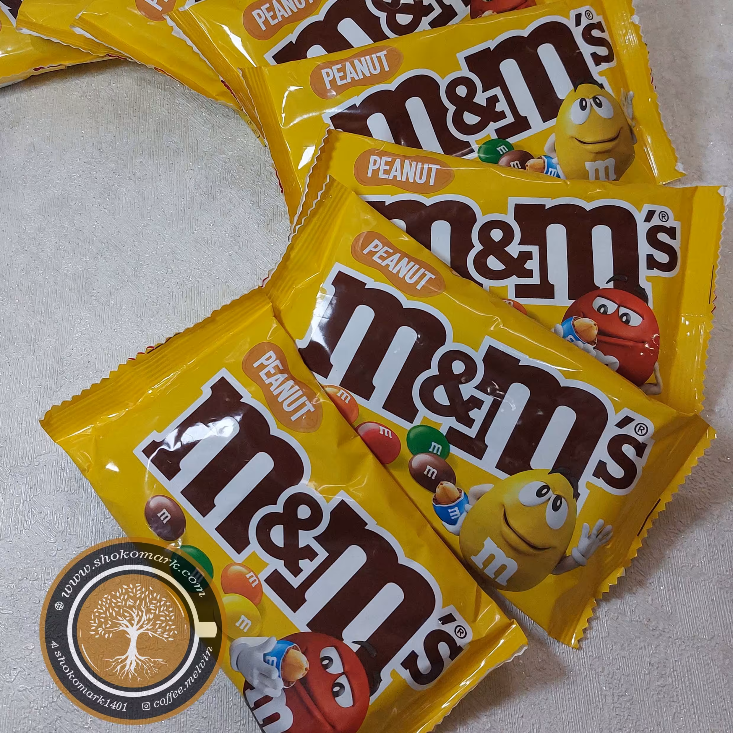 اسمارتیز m&m با مغز بادام زمینی