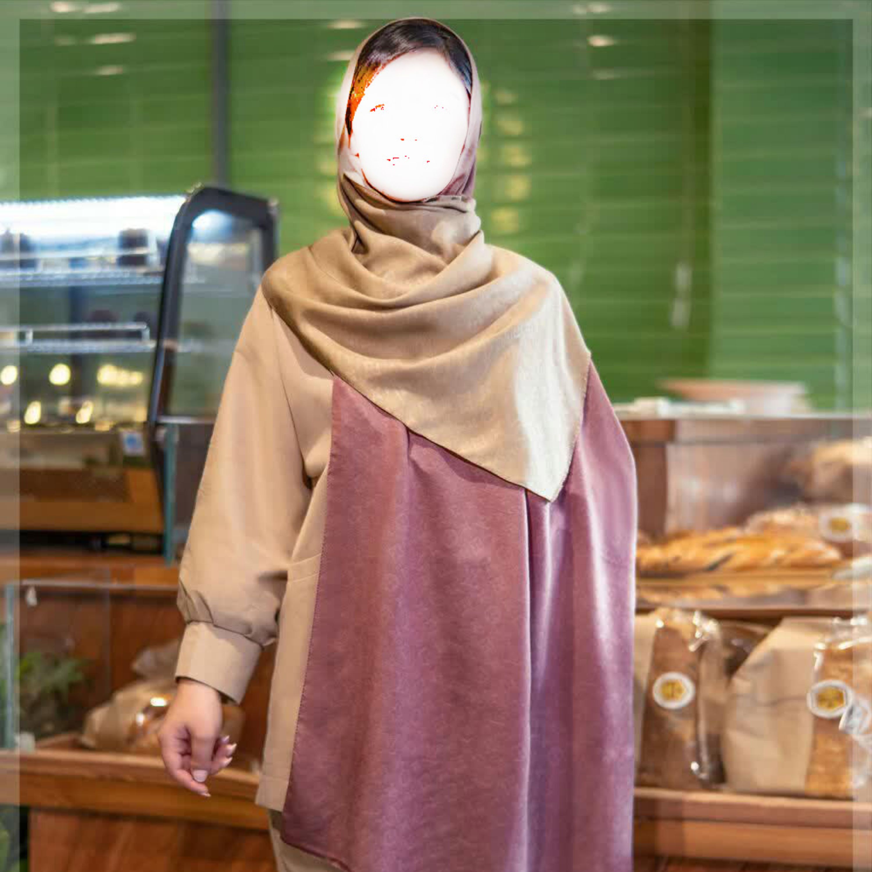 شال طیفی ژاکارد مدل 20957