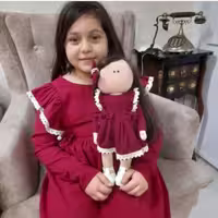 عروسک  روسی دستساز برند ارغوان  ساخته شده مطابق عکس