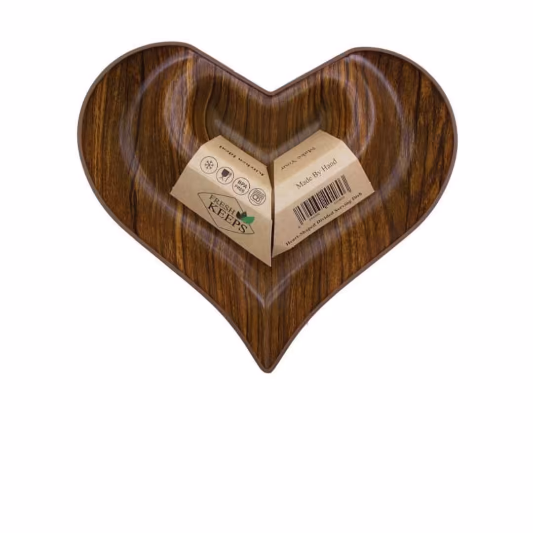 اردوخوری مدل قلبی دوخانه  کائوچو فرش کیپس مناسب پذیرایی تنقلات