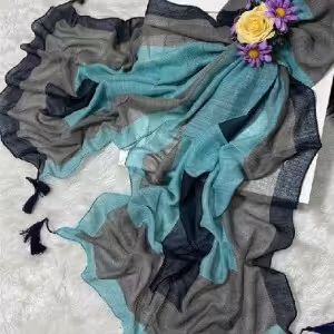 شال نخی آبرنگی