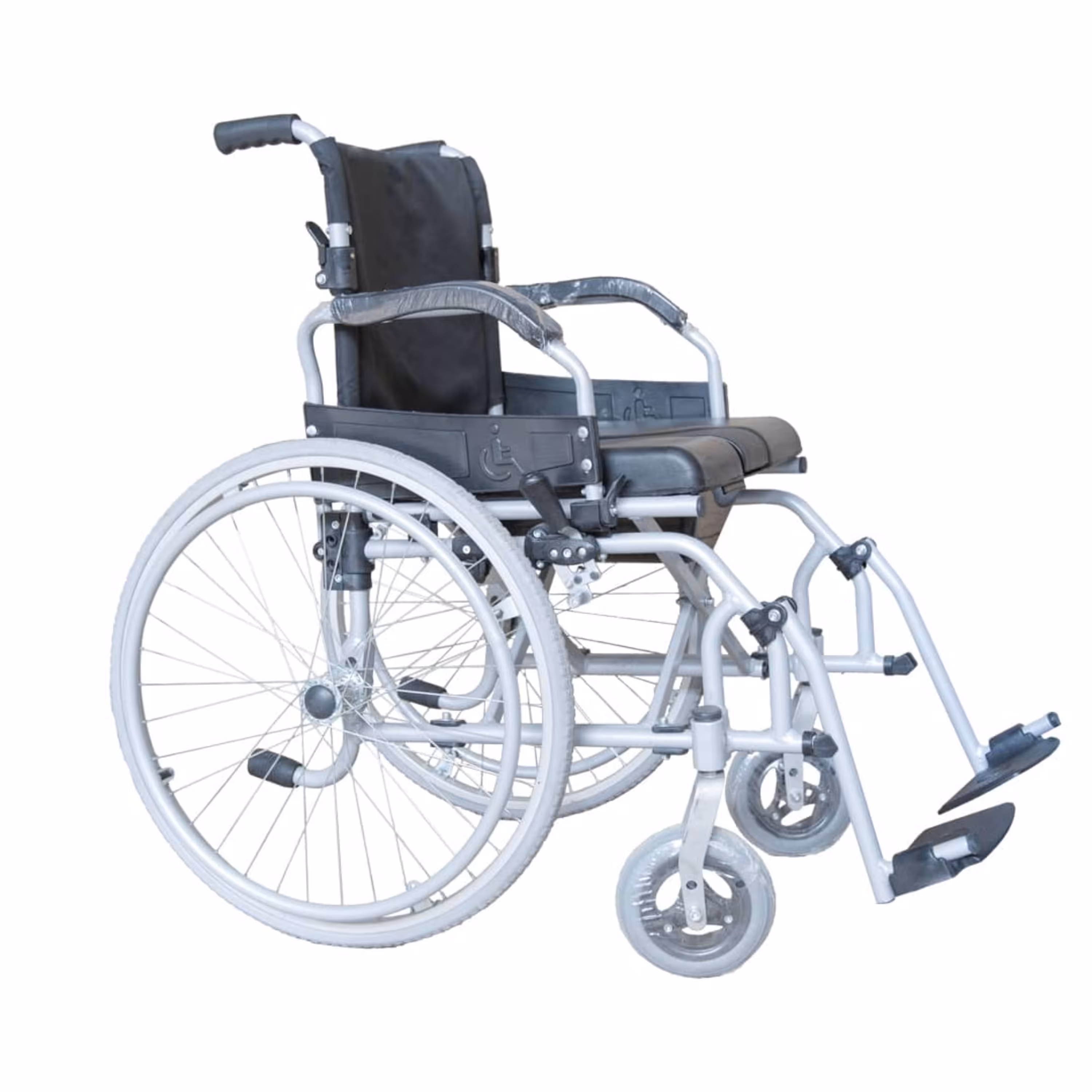 ویلچر آلومینیومی حمامی ارتوپدی شکن دار با کفی PU  (هزینه پس کرایه درب منزل)