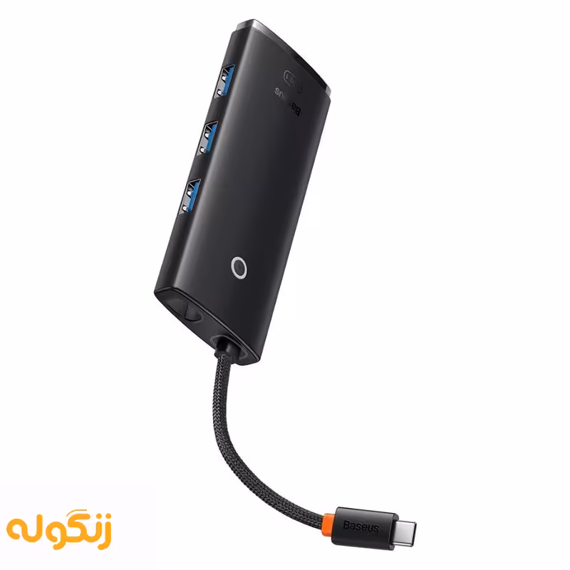 هاب تایپ سی 4 پورت بیسوس مدل Baseus Airjoy Series 4-Port مدل WKQX080101 - زنگوله