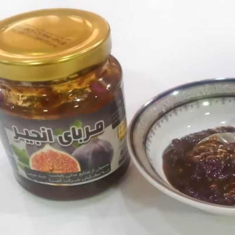 مربا انجیر  خشک با شکر قهوه ای 