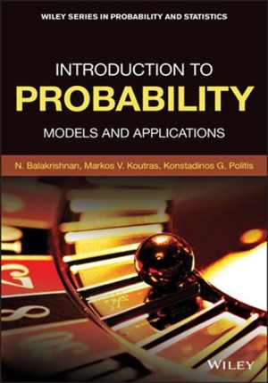 [PDF] دانلود کتاب Introduction To Probability - Models And Applications, 2020