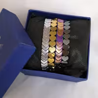 دستبند حدید تکی طرح درشت