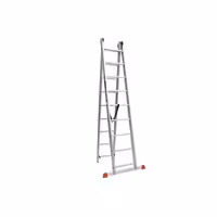 نردبان 2 تکه 19 پله 5 متری آلوم پارس پله مدل اکسلنت