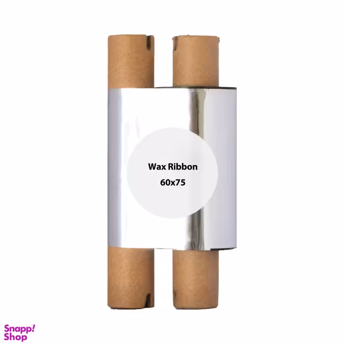 ریبون پرینتر لیبل زن مدل Wax 60mm×75mm