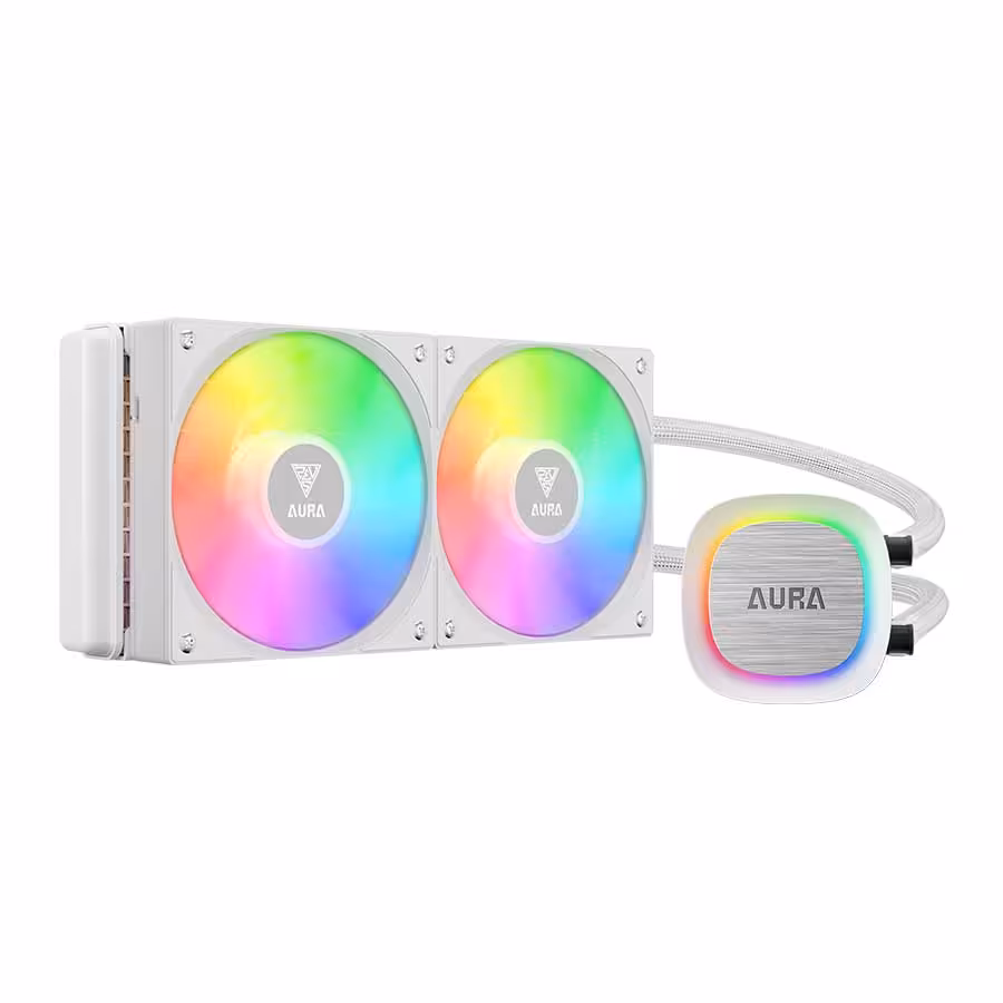 قیمت و خرید خنک کننده مایع پردازنده گیم دیاس مدل AURA GL240 V2 WH | یاس ارتباط