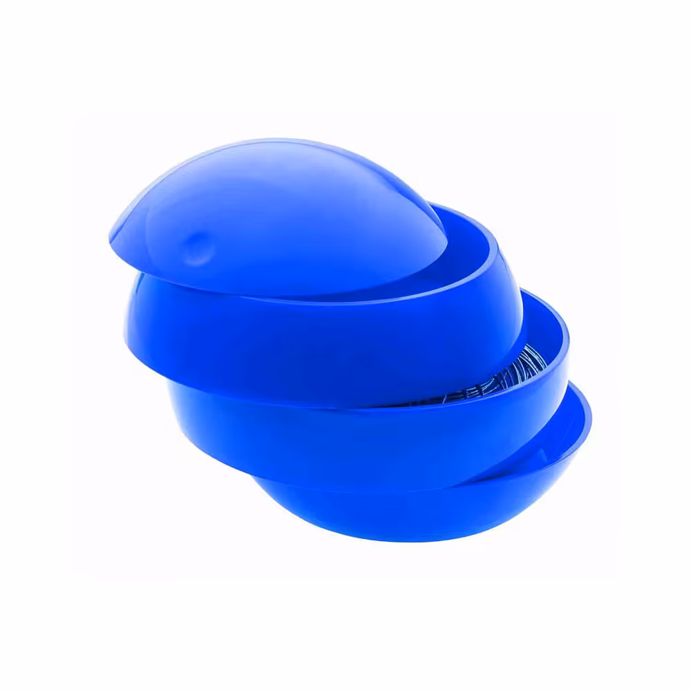 جعبه لوازم آرایش مدل Bowl سوئیسی آبی فانتزی