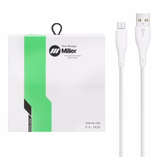 کابل تبدیل USB به microUSB میلر مدل CA-1124 طول 1 متر