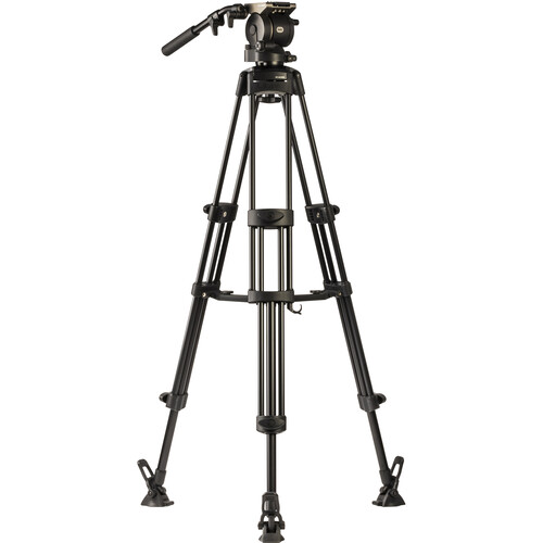 سه پایه فیلمبرداری لیبک مدل Libec HS-450M Tripod System with H45 Head, Mid-Level Spreader, Rubber Feet & Case