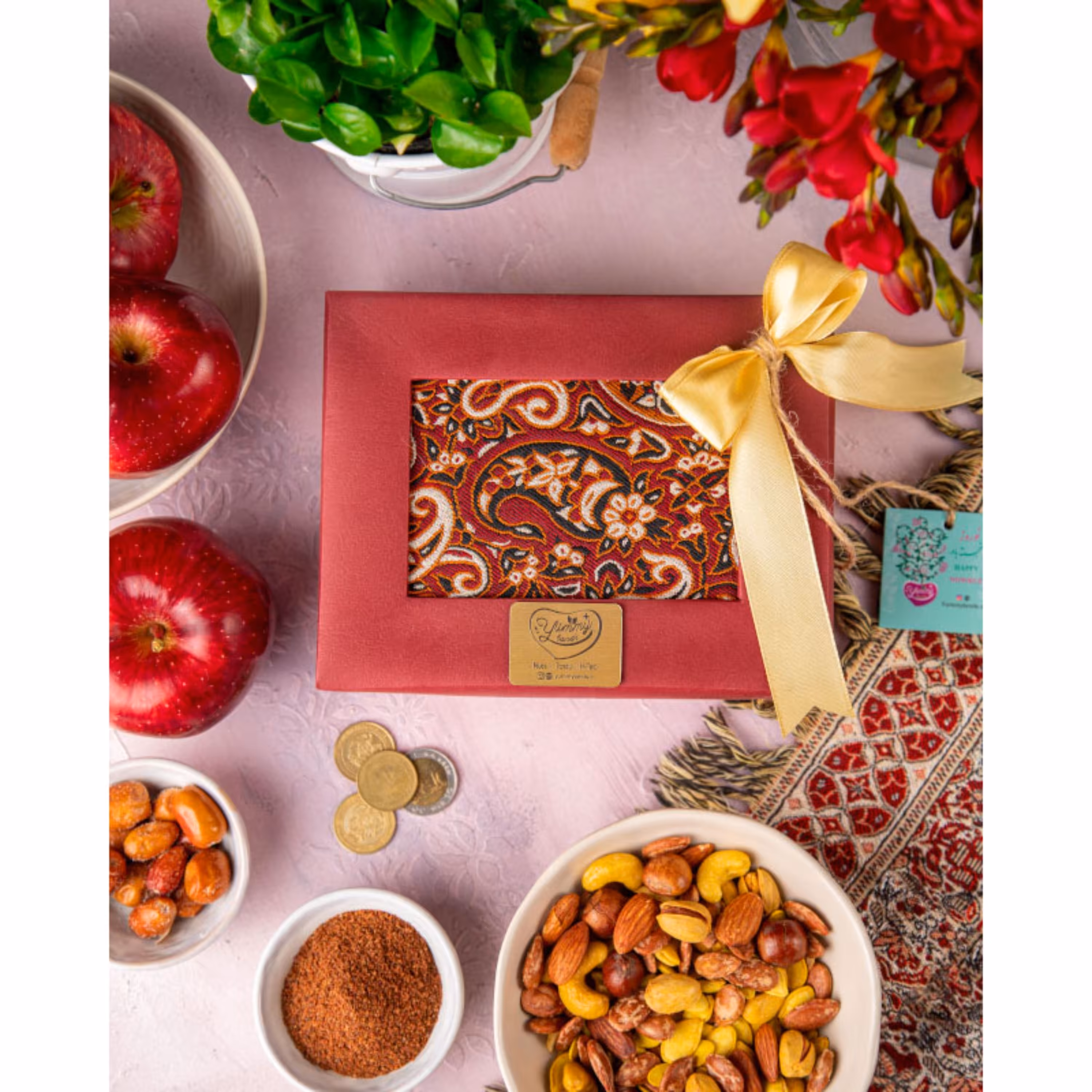 باکس ترمه سرخ (سایز کوچک)