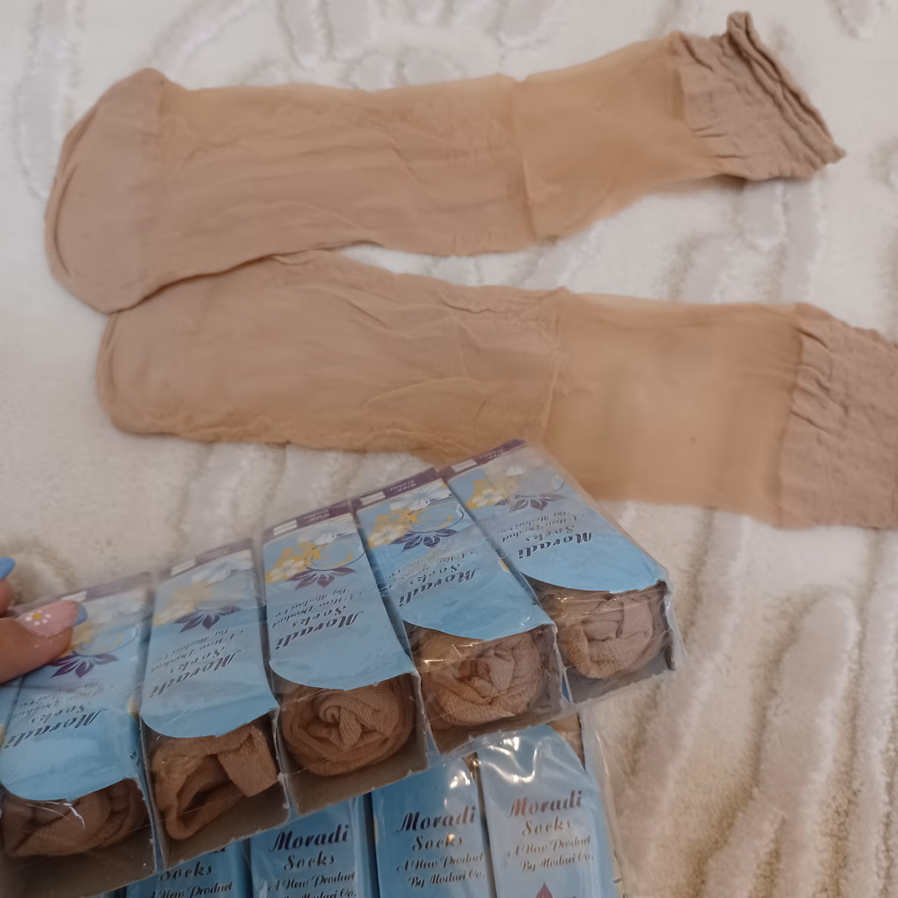 جوراب شیشه ای کف دار 