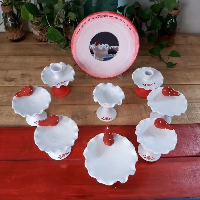 هفت سین رنگ سال ست 9تیکه کار شده با رنگ اکریلیک طراحی شده با دست