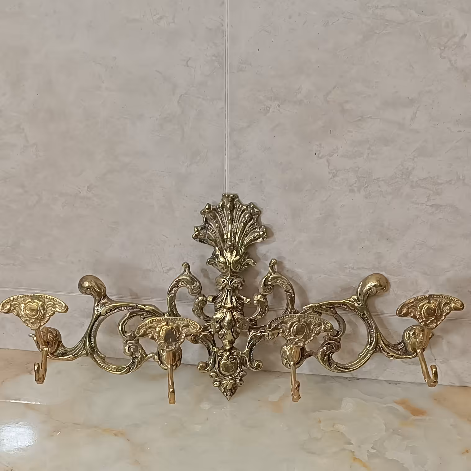 جالباسی برنجی چهار قلاب (جالباسی برنزی)کد 227
