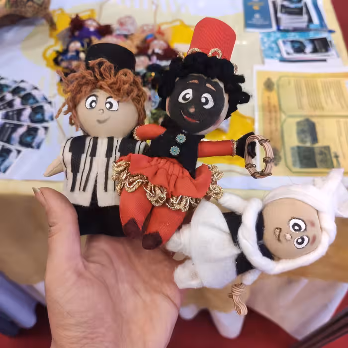 عروسک انگشتی اقوام محلی ایران زمین 