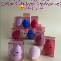 پد اسفنجی تخم مرغی محصولات پوست مهتا
