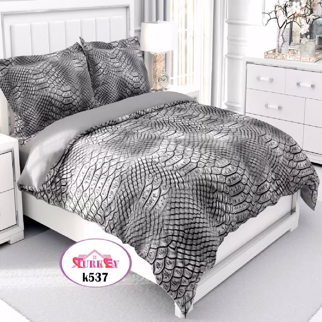 سرویس روتختی ترک إو turkev کد K-537 دونفره 6 تکه