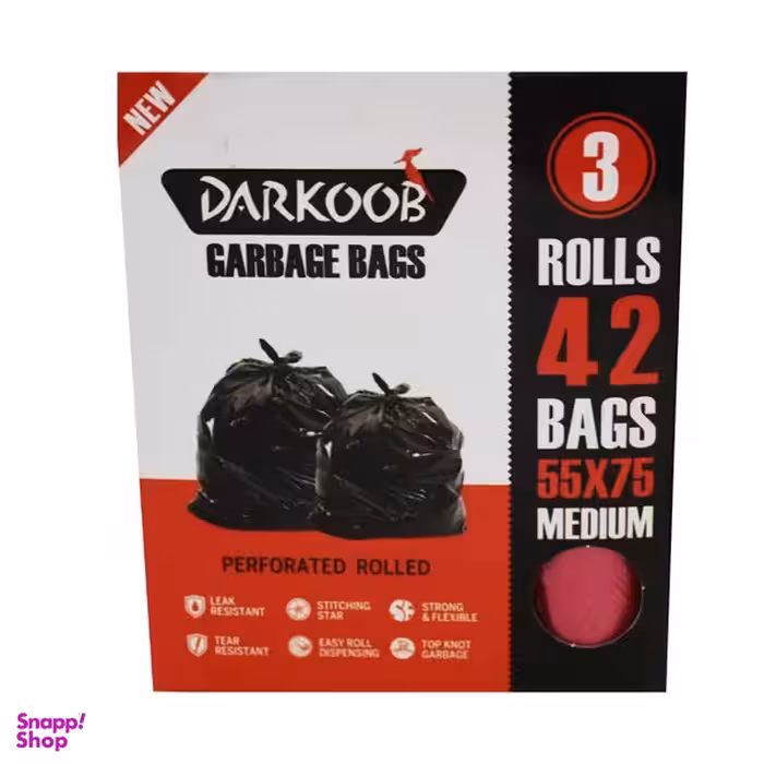 کیسه زباله دارکوب مدل Sh0044 بسته 42 عددی