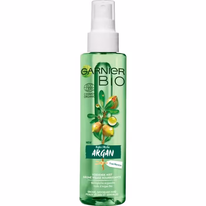 اسپری گارنیه آبرسان آرگان صورت Garnier Organic Rich Argan Hydrating Mist • خوش آرا