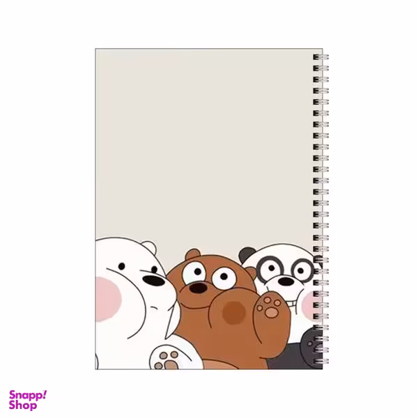 دفتر مشق 50 برگ بامبیلیپ طرح خرس های کله فندوقی  کد 3553985