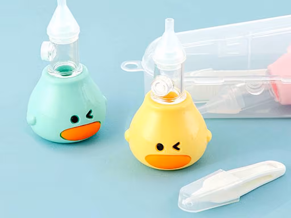 پوآر بینی سیلیکونی و پنس قاب دار طرح اردک