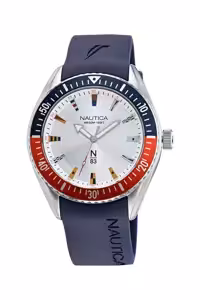 ساعت فلزی مردانه مچی NAPFWF014 اورجینال Nautica