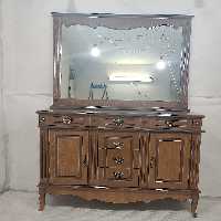 آینه کنسول مدل یاس وسط کشو فروش به صورت نقد و اقساط چوب راش گرجستان ضمانت 36 ماهه بسیار شیک و زیبا 