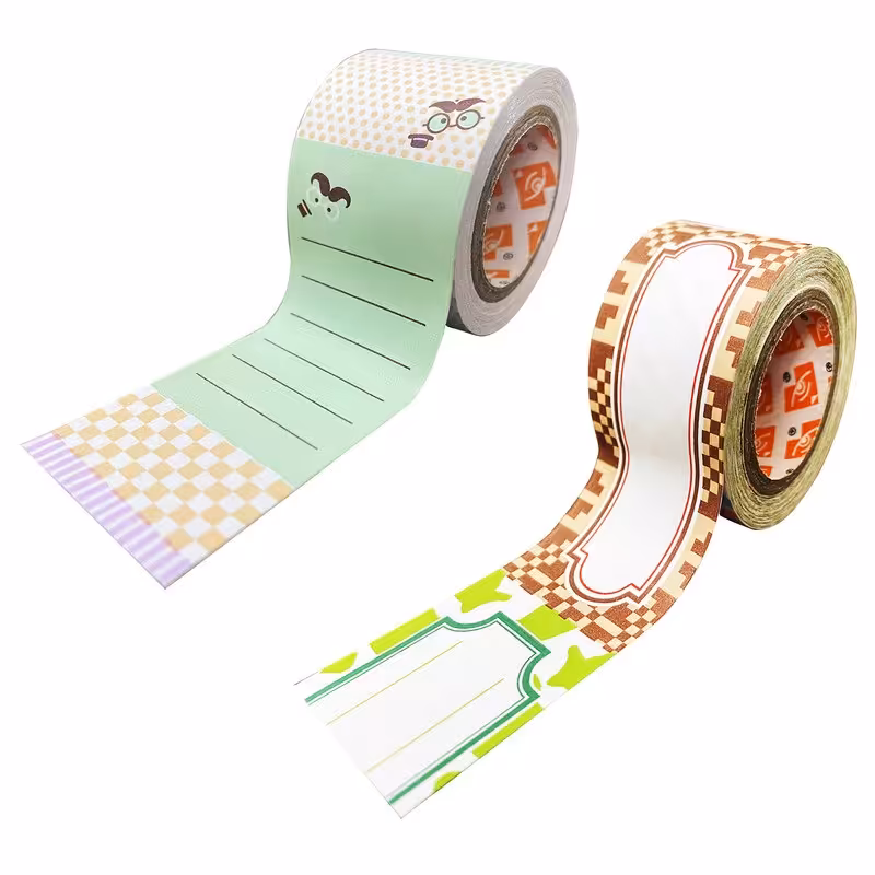 کاغذ یادداشت چسب دار مدل فانتزی مجموعه 2 عددی