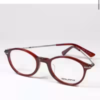 فریم عینک طبی گرد اسپرت کائوچو زرشکی شیک جذاب 46104