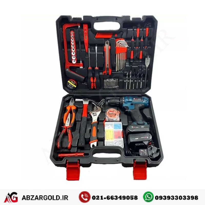 کیت دریل شارژی 28 ولت124 پارچه ایزی پاور مدل EP6050D