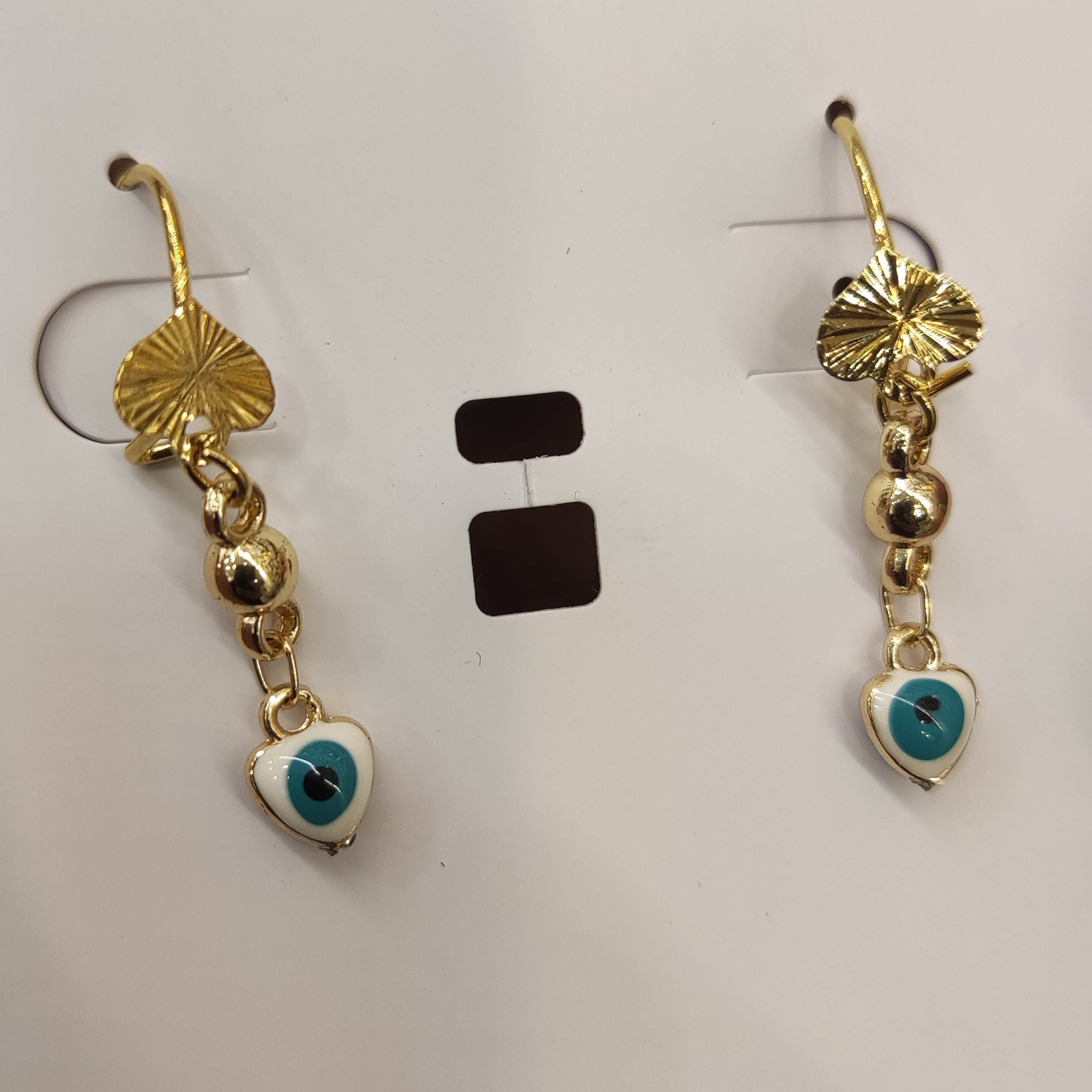 گوشواره چشم نظر آویز بچگانه رنگ ثابت