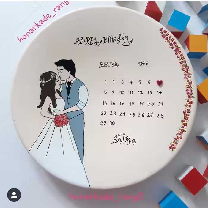 دیوارکوب عاشقانه و دونفره برای تولد و سالگرد ازدواج شما عزیزان