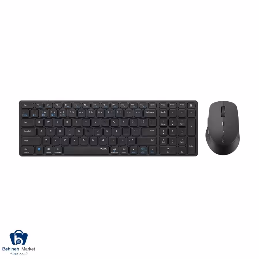 کیبورد و ماوس بی سیم رپو مدل 9350M