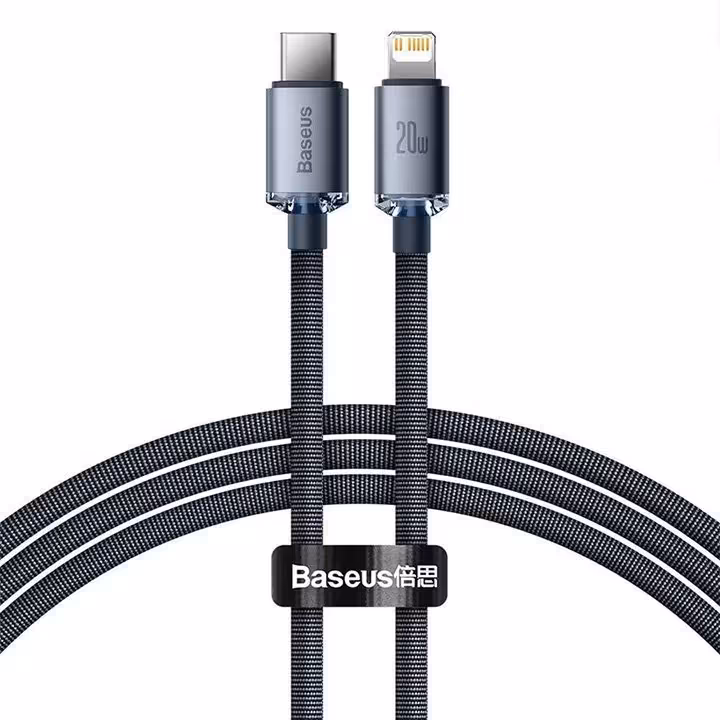 قیمت و خرید اینترنتی کابل تبدیل type-c به لایتنینگ بیسوس مدل Baseus CAJY000201 طول 1.2 متر