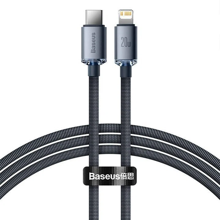 قیمت و خرید اینترنتی کابل تبدیل type-c به لایتنینگ بیسوس مدل Baseus CAJY000201 طول 1.2 متر