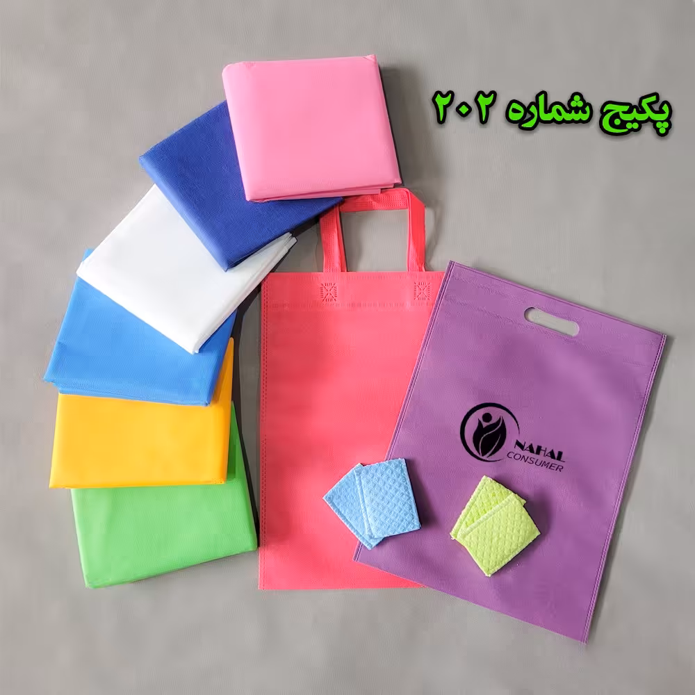 پکیج بیمار شماره 202 - دو جفت پد آلمانی دورو-کیف  بدون زیپ-ملحفه 40 گرم