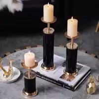 ست شمعدان سه سایز طلایی و نقره ای کد 3-2-1-2005