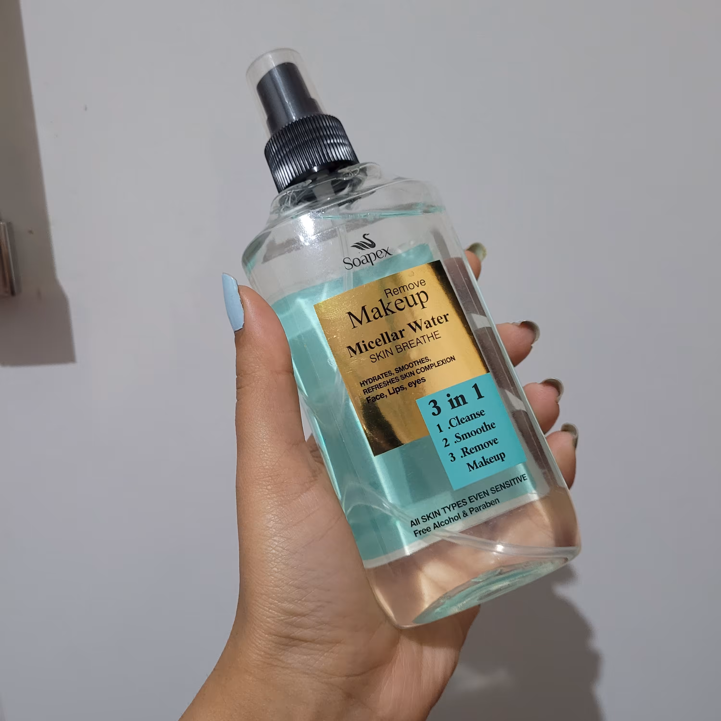 میسلار واتر سوپکس مناسب پاک کردن ارایش صورت و چشم 250 میل  کیفیت عالی