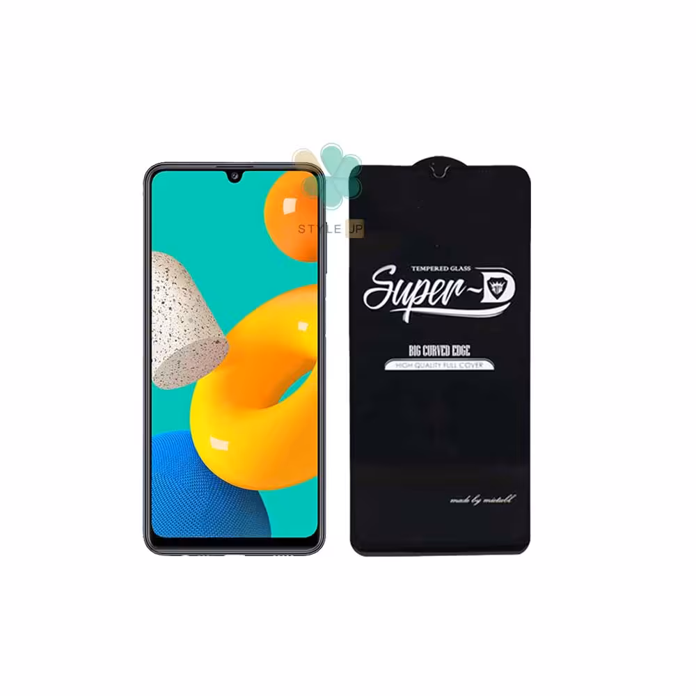 گلس گوشی سامسونگ Samsung Galaxy M32 تمام صفحه Super D